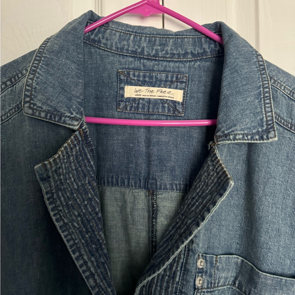 Free People denim tunic